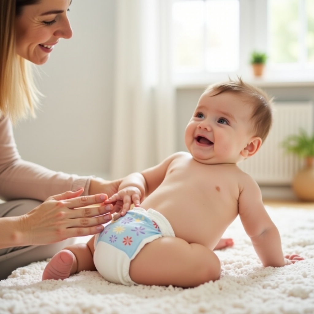 tamaño de pañal de bebé después de 7