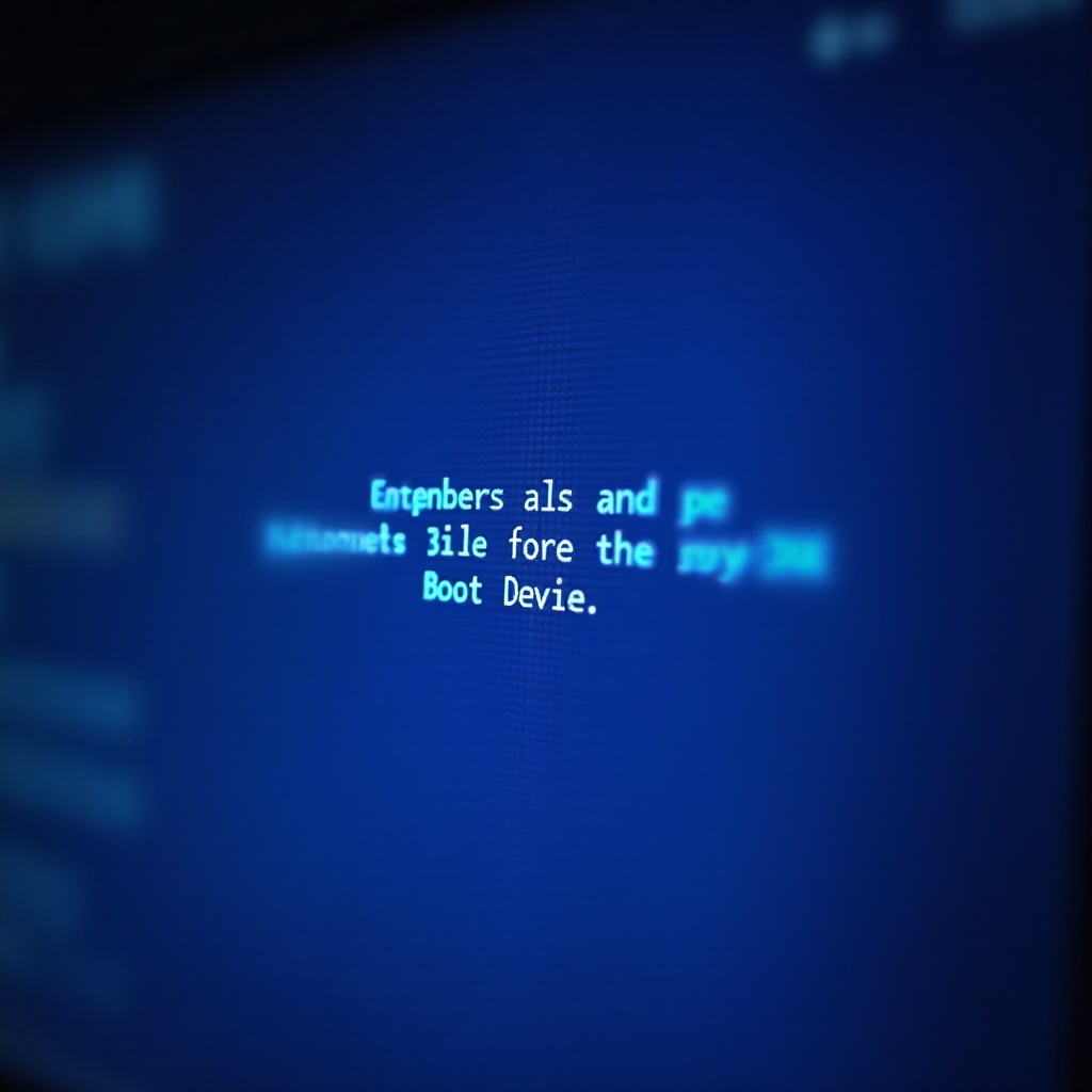 Blauer Bildschirm nicht zugreifbares Boot-Gerät
