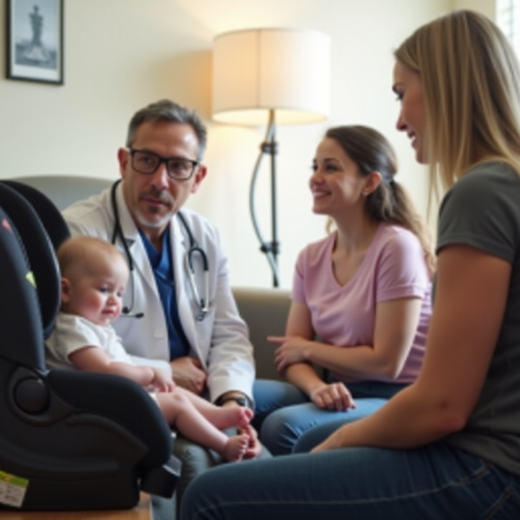 kann das Baby im Autositz schlafen