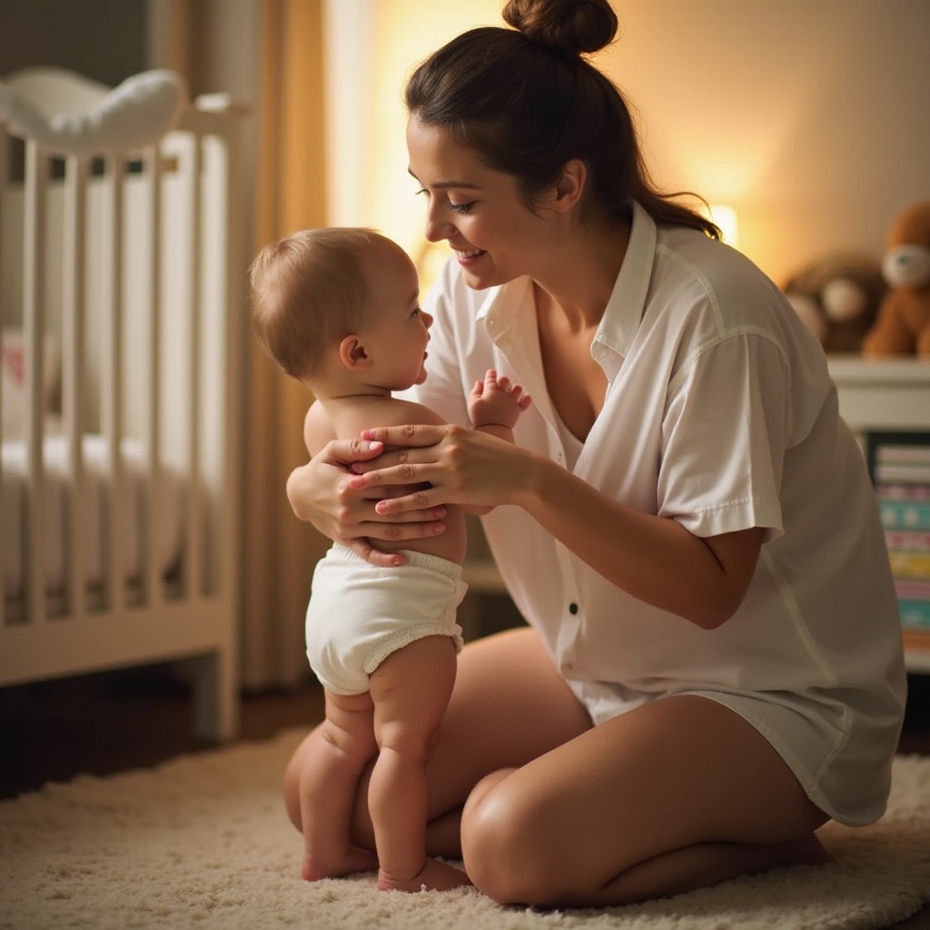 taille de couche pour bébé après 7