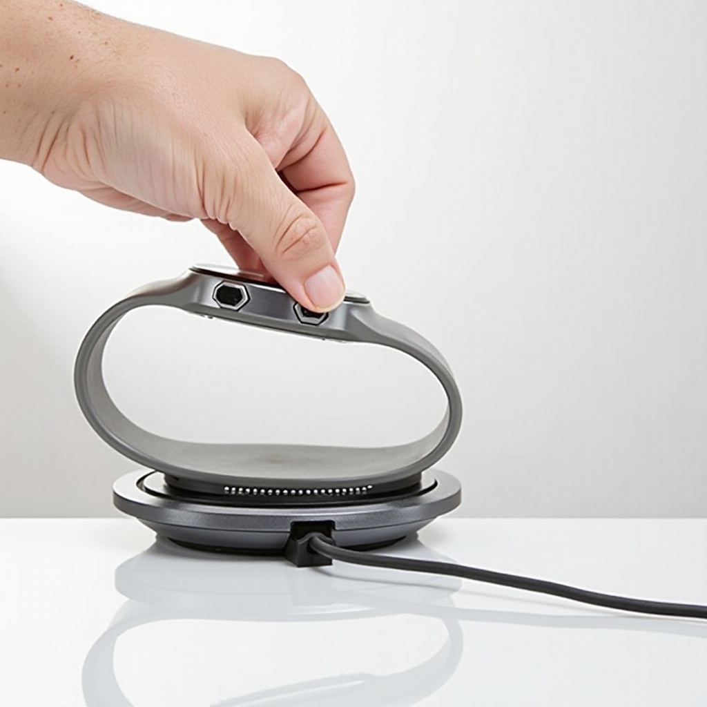 wie man eine magnetische Smartwatch lädt