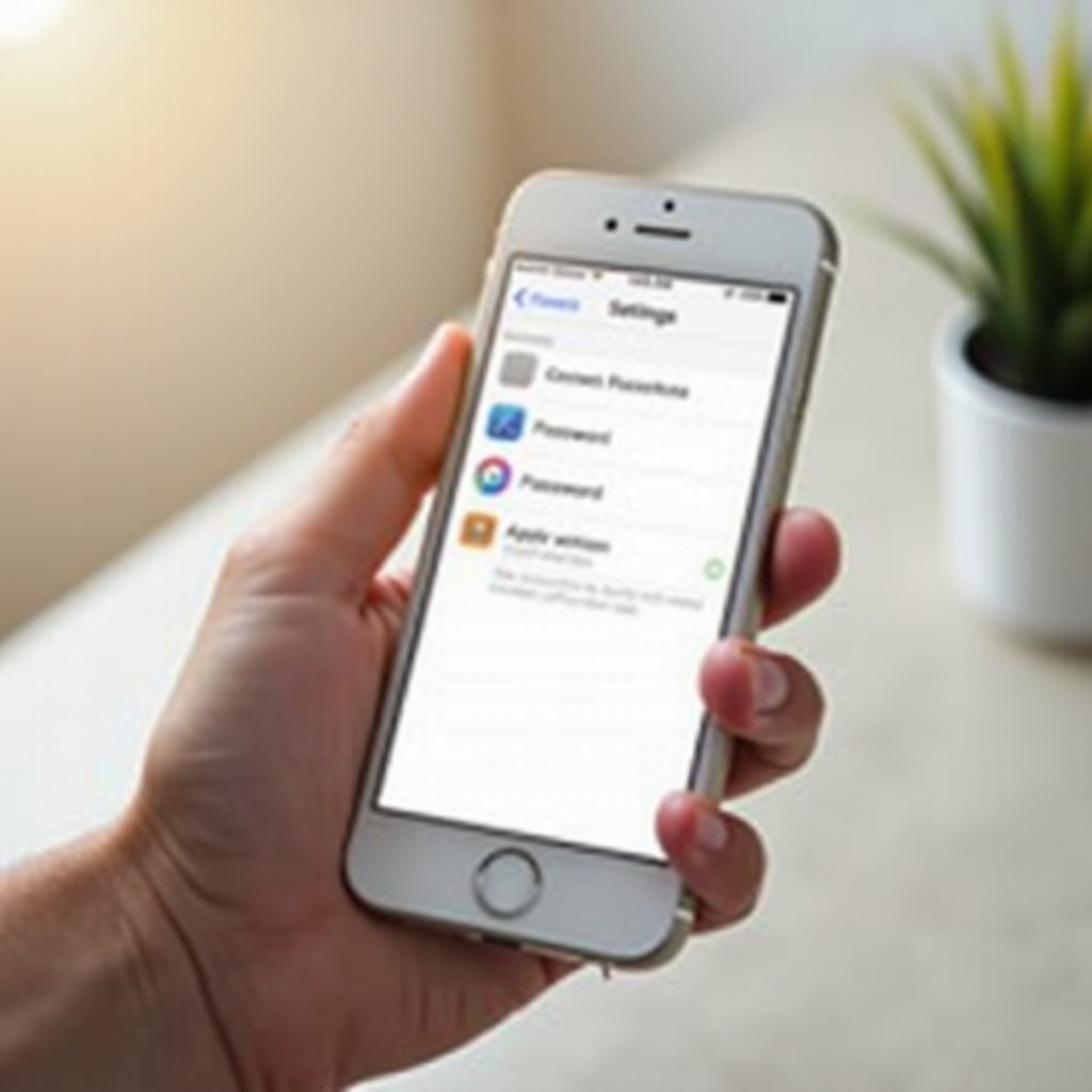 cómo cambiar la contraseña en el iPhone 15
