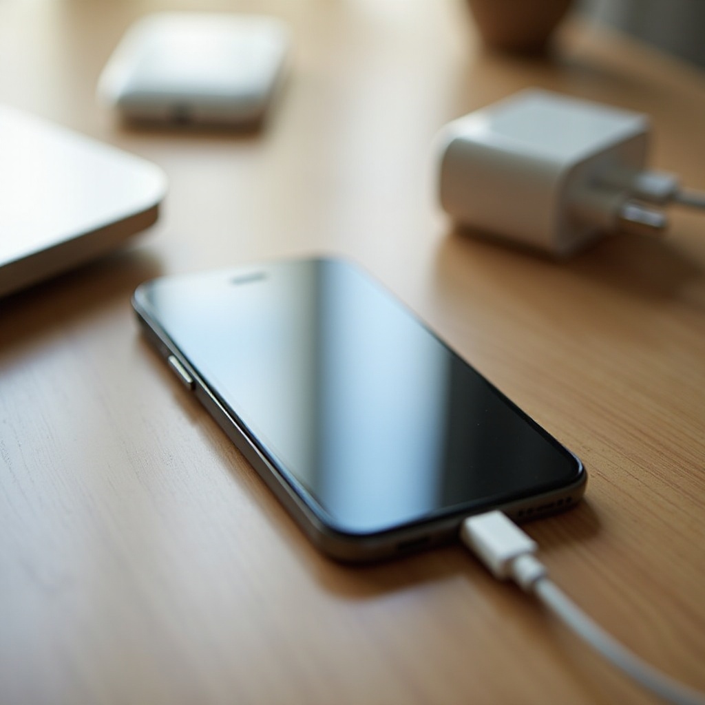 schermata di ricarica dell'iPhone bloccata
