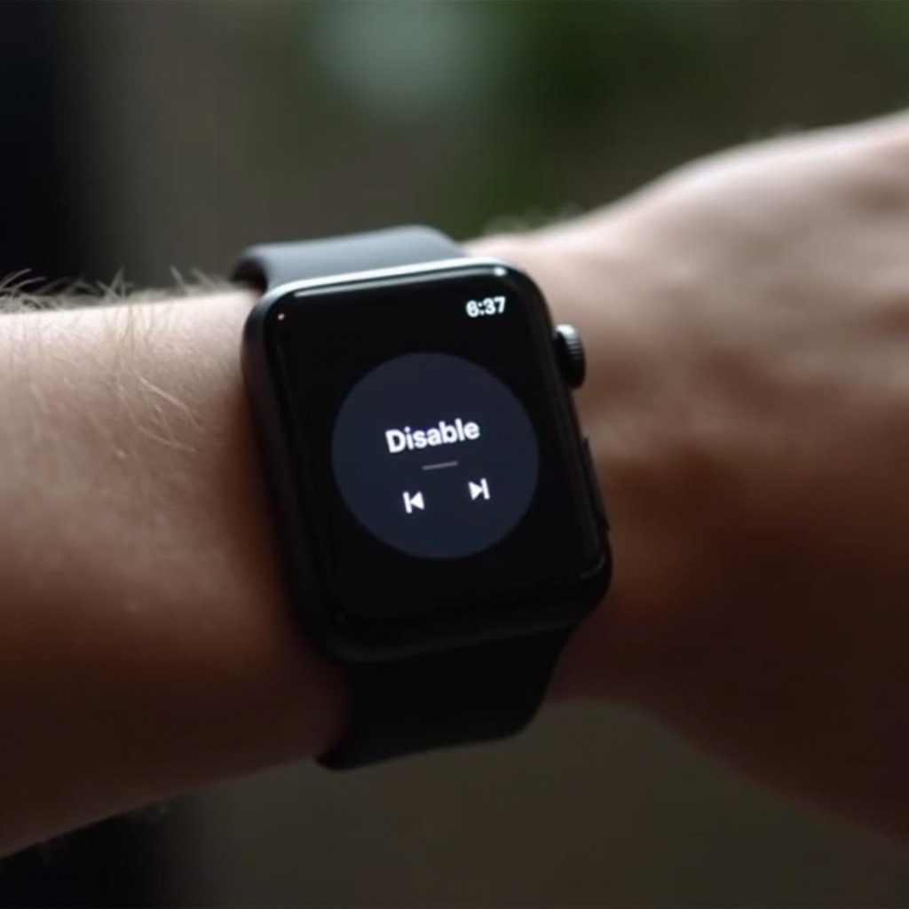 come disattivare 'In riproduzione' su Apple Watch