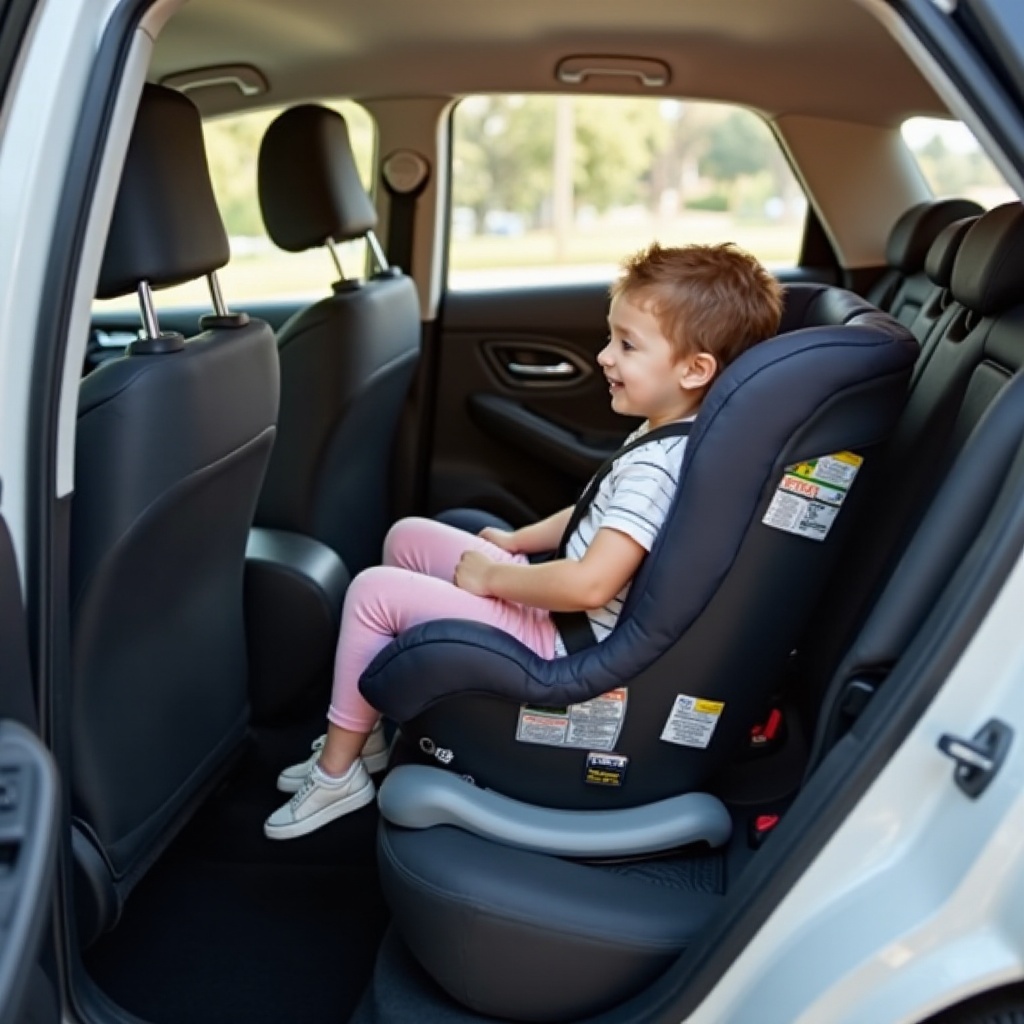 Peut-on mettre un siège auto au milieu ?