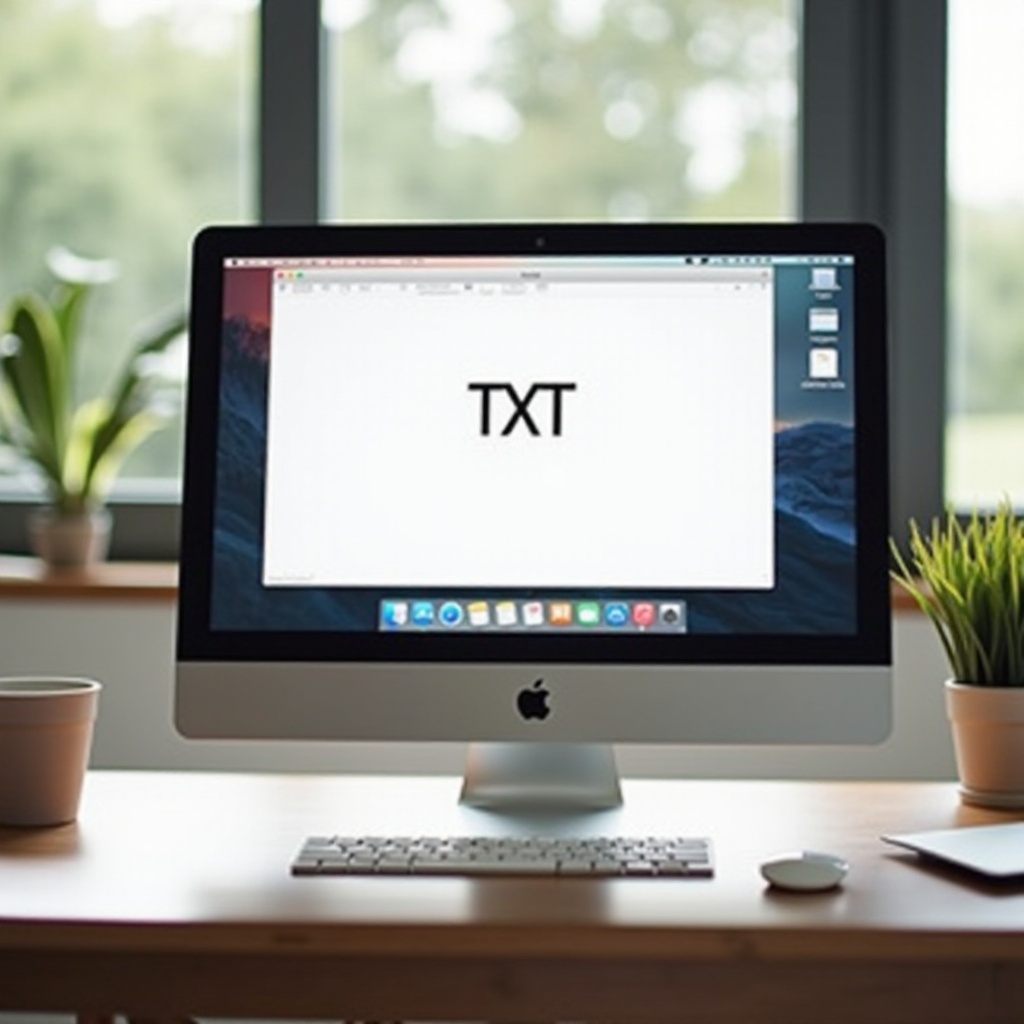 come aprire un file txt su un mac