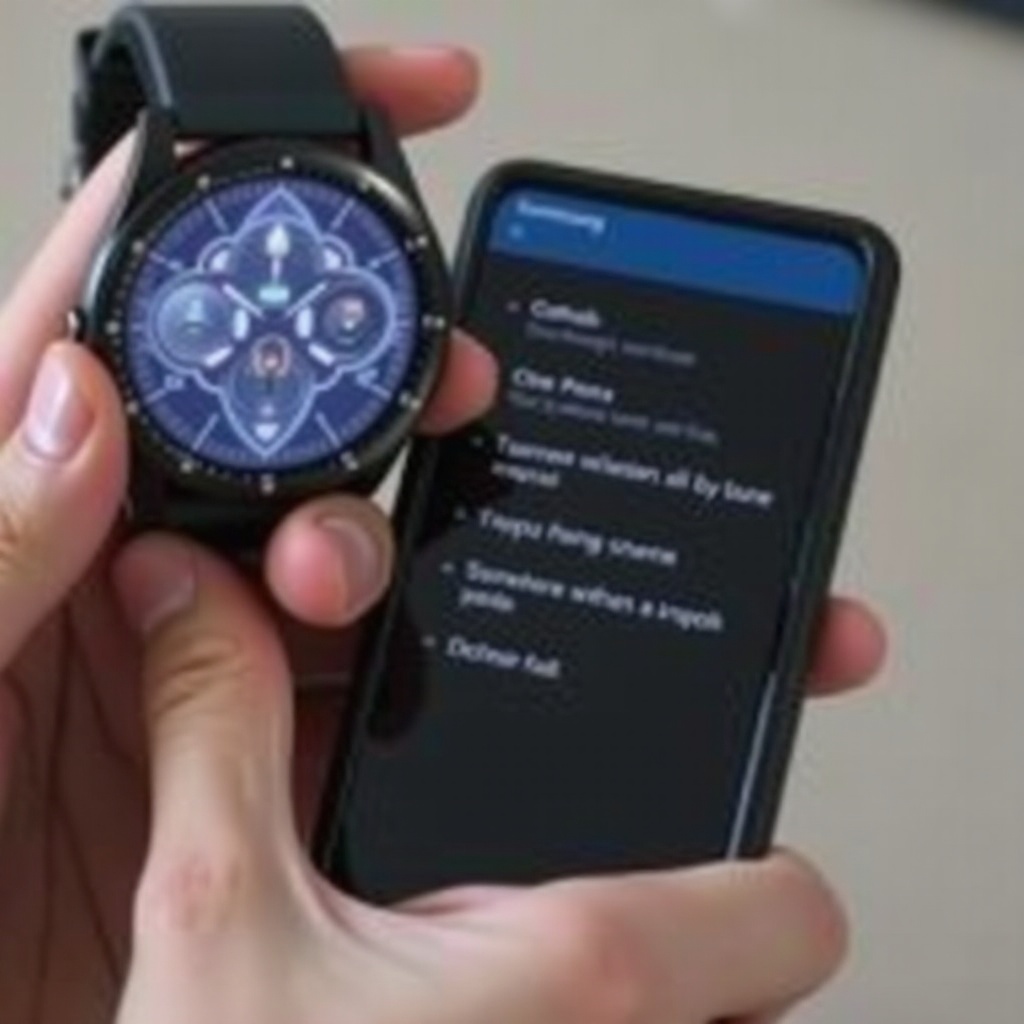 wie man eine Samsung-Smartwatch mit einem Telefon verbindet