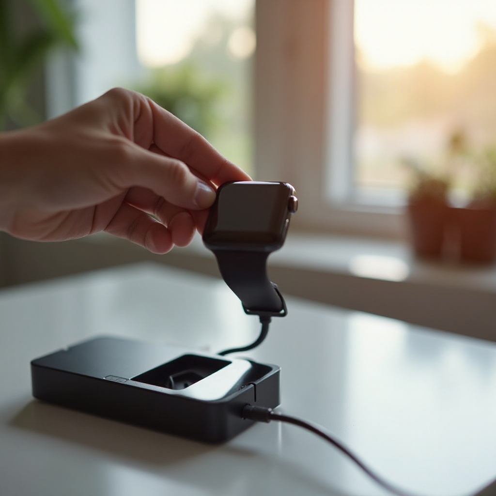cómo cargar la batería del reloj inteligente