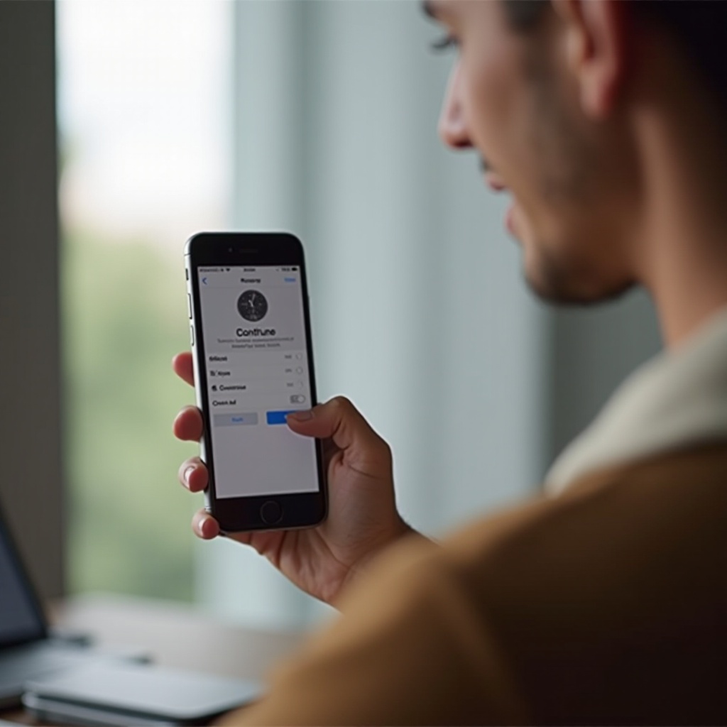 actualizar la configuración del ID de Apple se queda atascado en Continuar