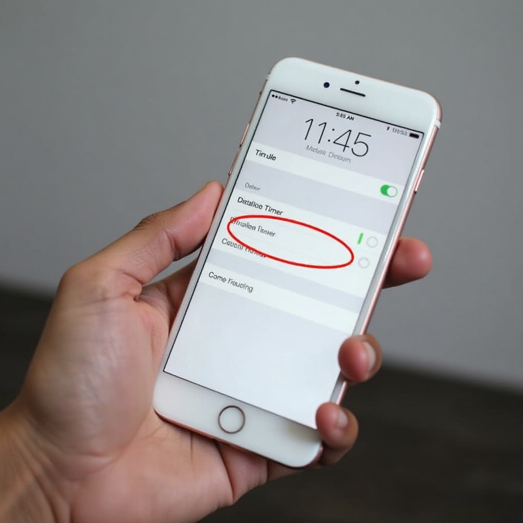 come disattivare il timer su iPhone