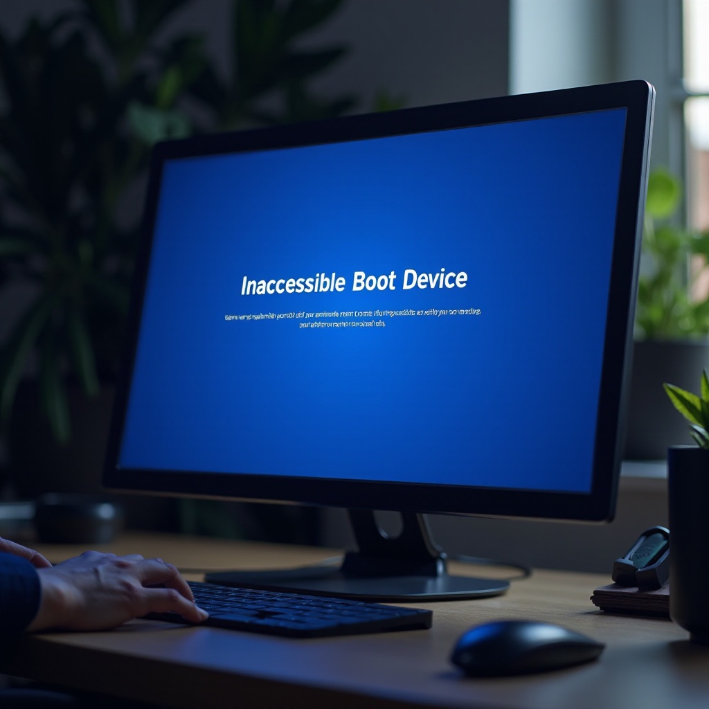 schermo blu dispositivo di avvio non accessibile