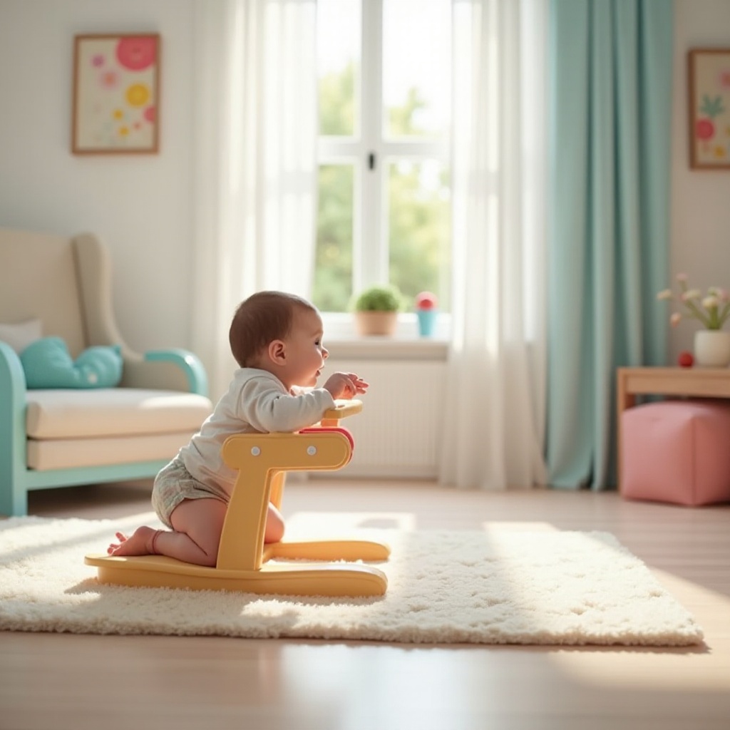 Baby-Aktivitätszentrum sicher für Hüften