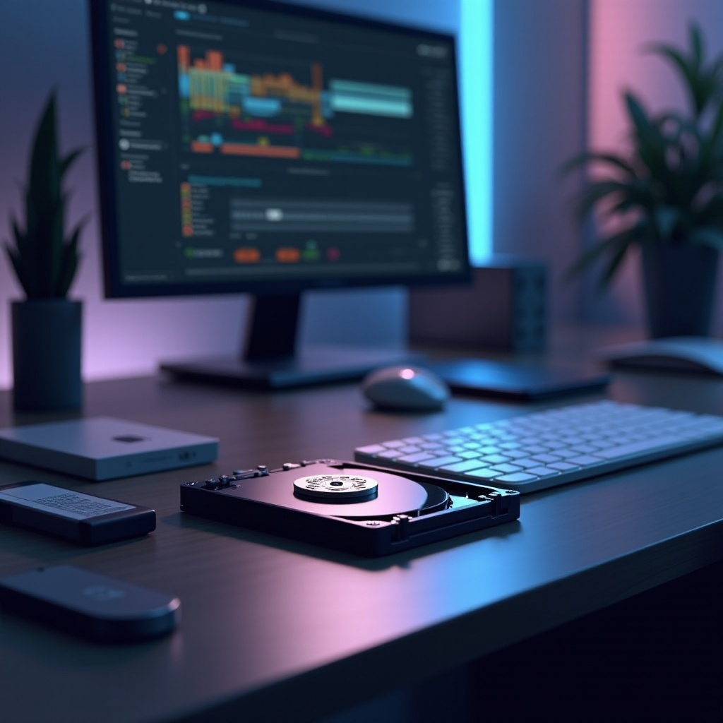 cómo configurar un disco duro para editar videos