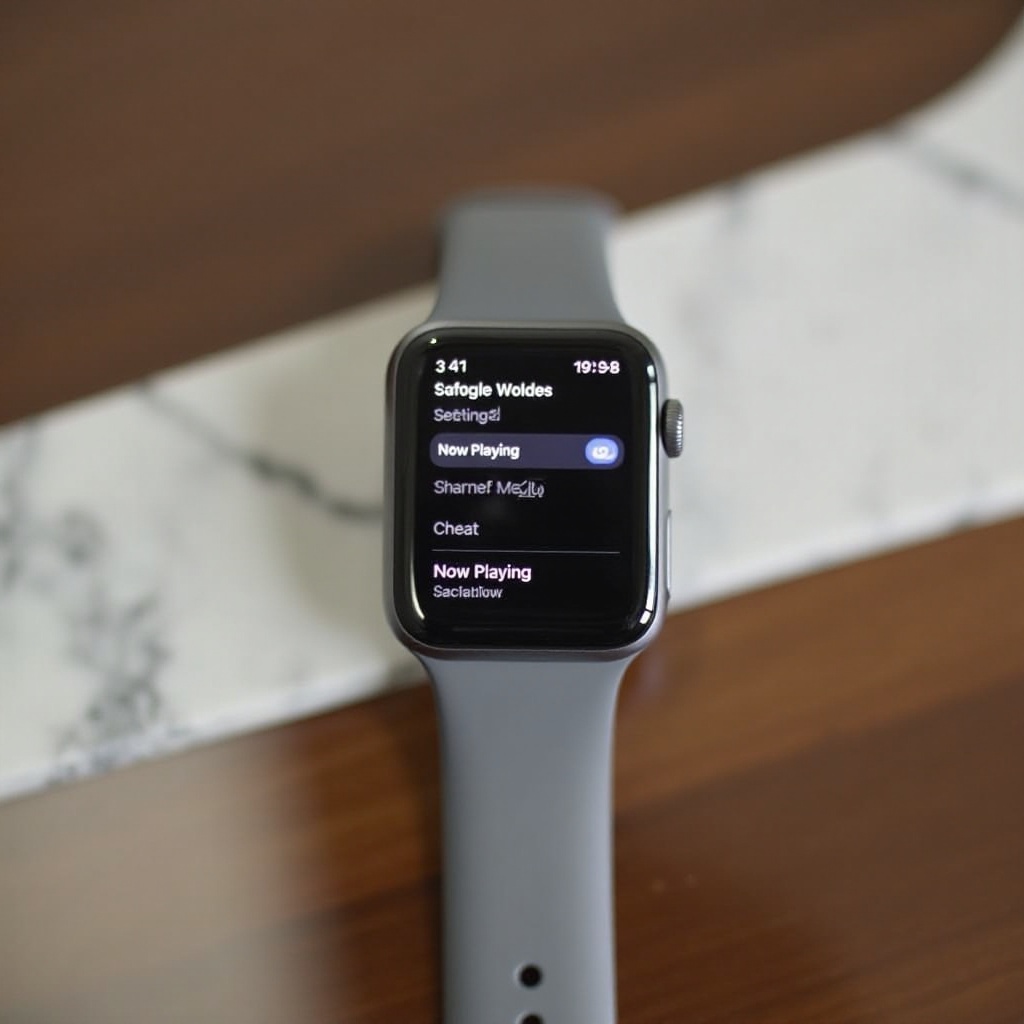 wie man 'Now Playing' auf der Apple Watch ausschaltet