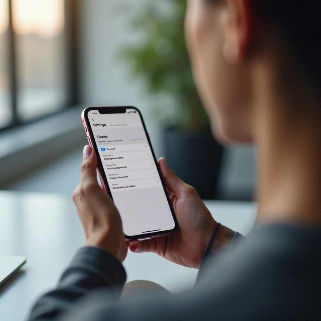 comment changer le mot de passe sur l'iPhone 15
