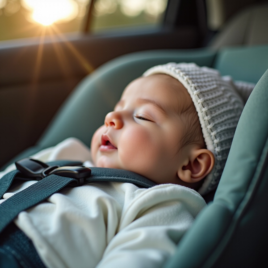 puede el bebé dormir en el asiento del coche