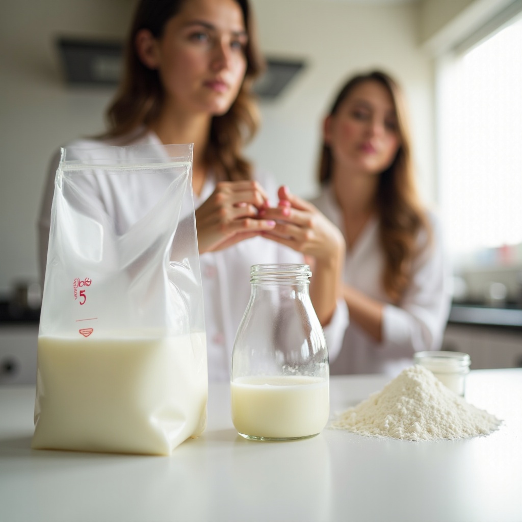 lait maternel en poudre