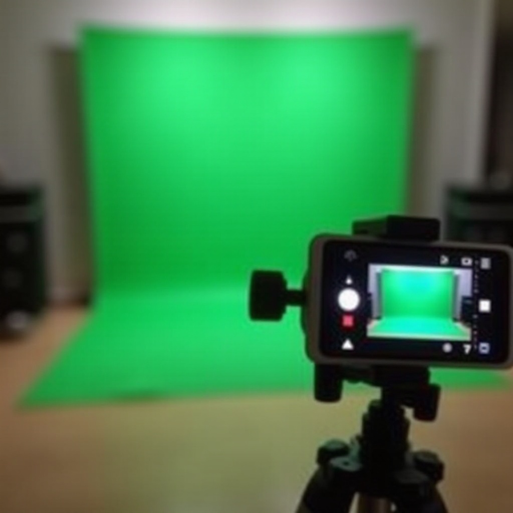 come usare un telefono Android per scattare foto con schermo verde