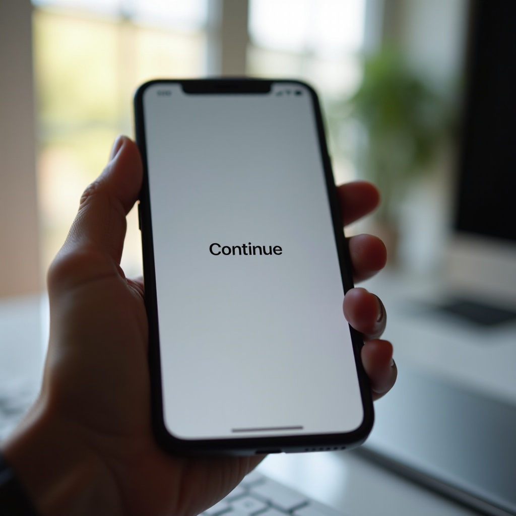 Apple-ID-Einstellungen aktualisieren bleibt bei „Weiter“ hängen