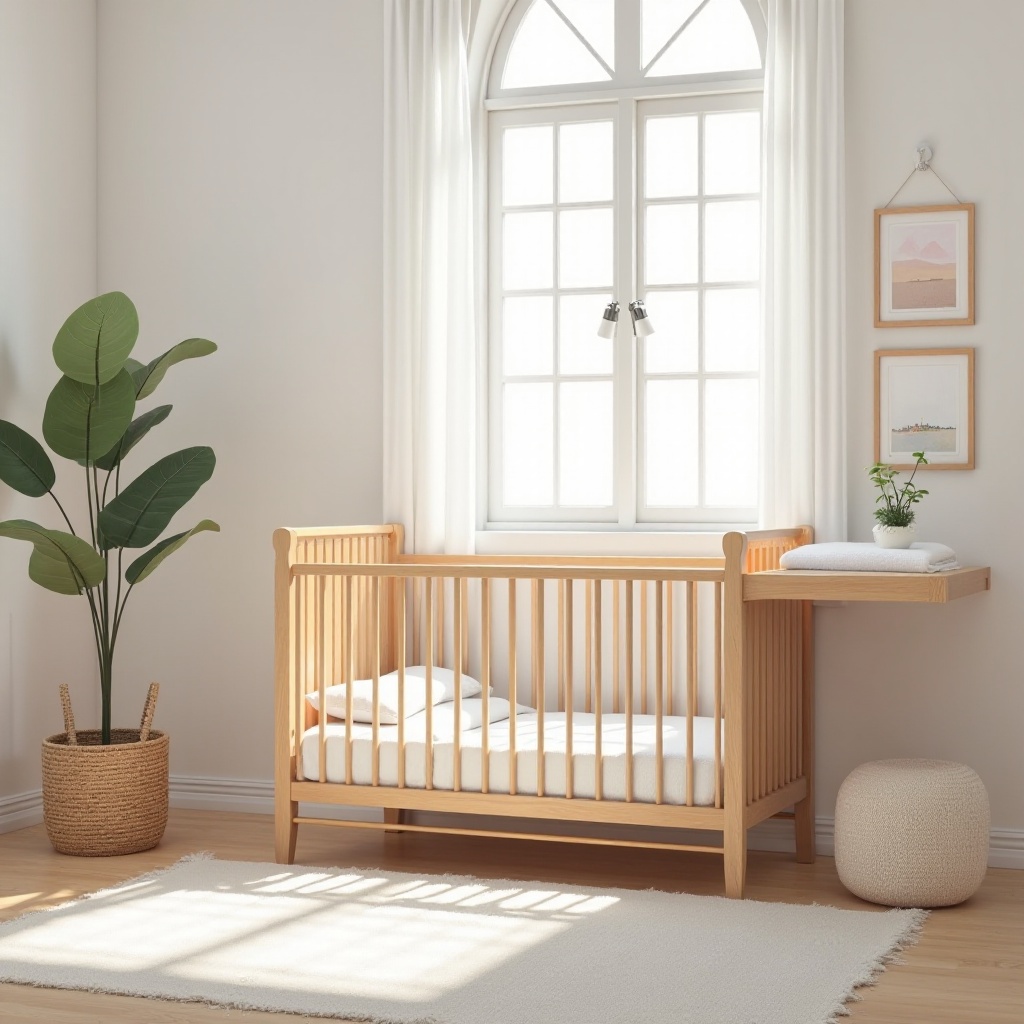 berceau avec table à langer