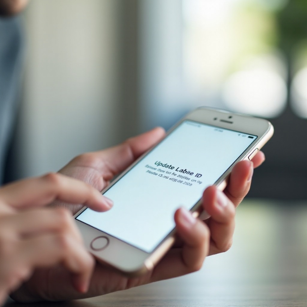 aggiornamento delle impostazioni dell'account Apple bloccato