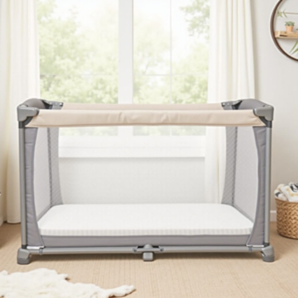 ¿encajará un colchón de cuna en un parque de juego?