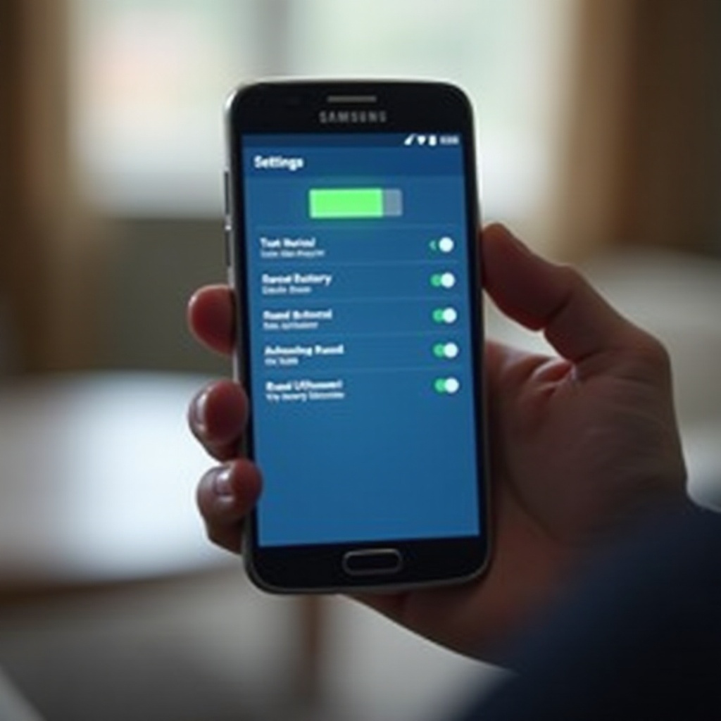 come controllare la capacità residua della batteria di un telefono Samsung