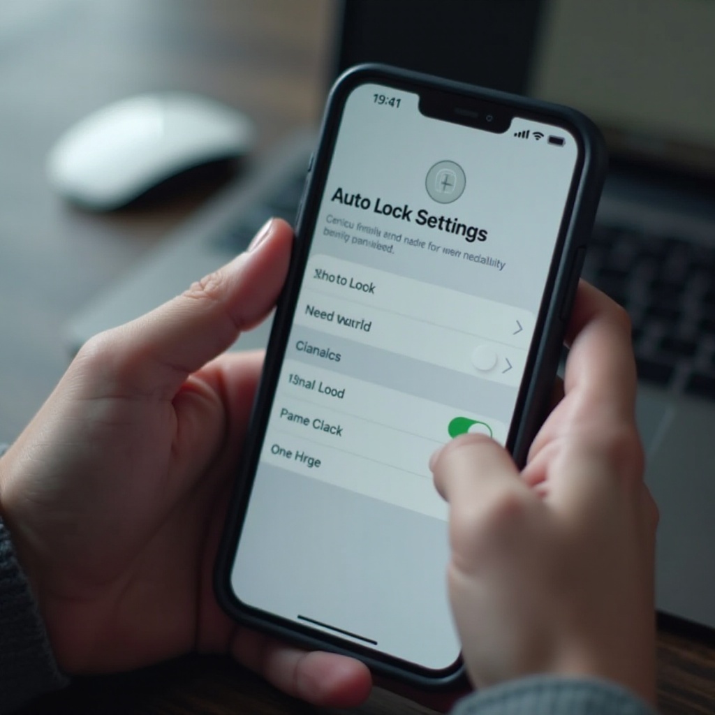 impostazioni di blocco automatico iphone