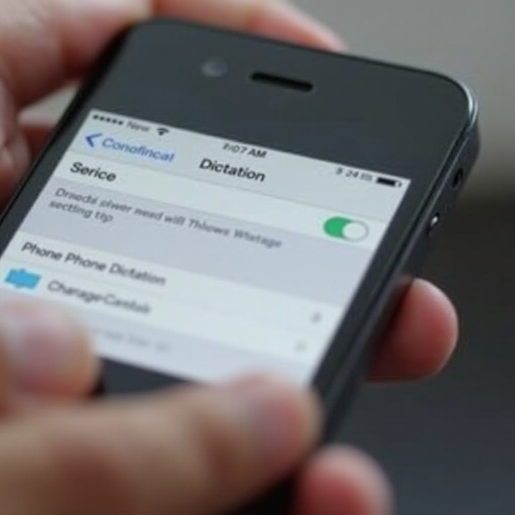 come disattivare la dettatura su iPhone