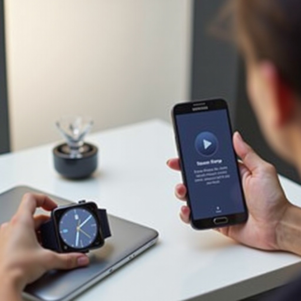wie man eine Samsung-Smartwatch mit einem Telefon verbindet